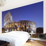 Colosseumul din Roma iluminat - fototapet vlies